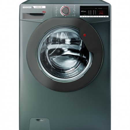 Hoover H3W58TGGE 8kg 1500 Spin Washing Machine - Graphite - 