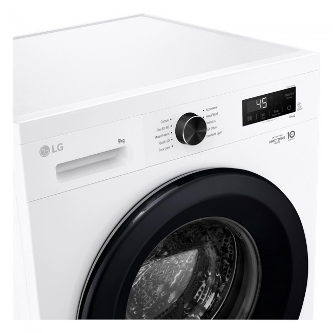 LG F4X1009NWK 9kg 1400 Spin Washing Machine - White++5Yr Warranty