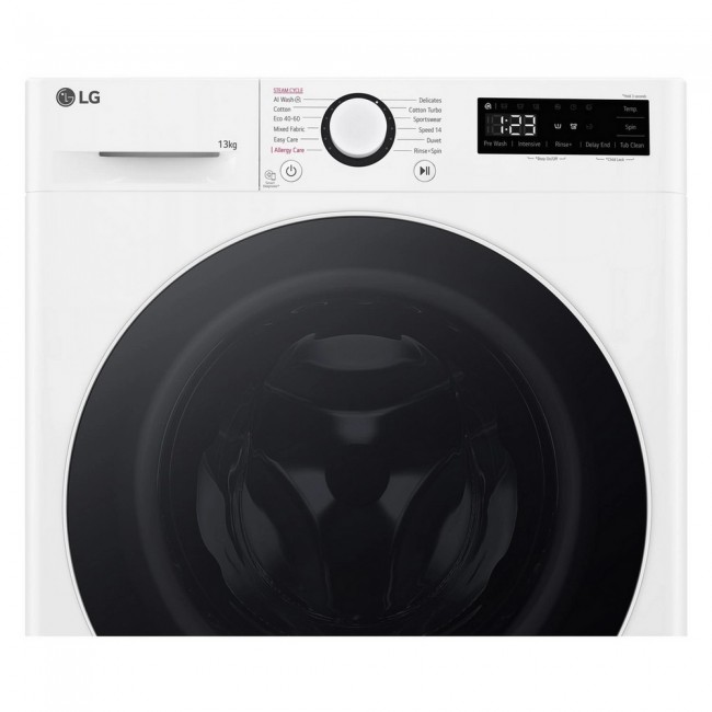 LG F4Y513WWLN1 13kg 1400 Spin Washing Machine - White++5yr warranty