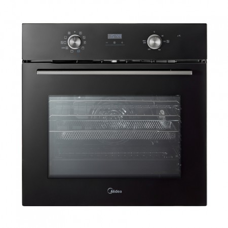Midea Xpress Fry MBO65M90D2-BK Multifunction Built In Single Oven - Black