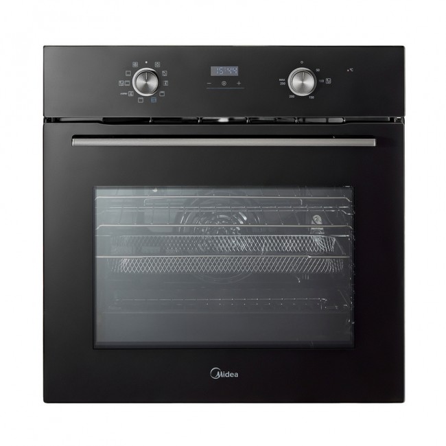 Midea Xpress Fry MBO65M90D2-BK Multifunction Built In Single Oven - Black