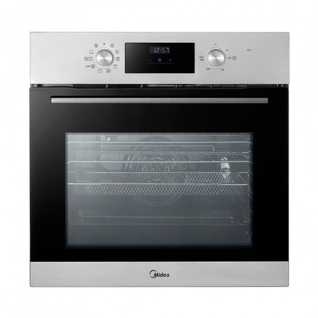 Midea Xpress Fry MBO65M90D2-SS Multifunction Built In Single Oven - Stainless Steel