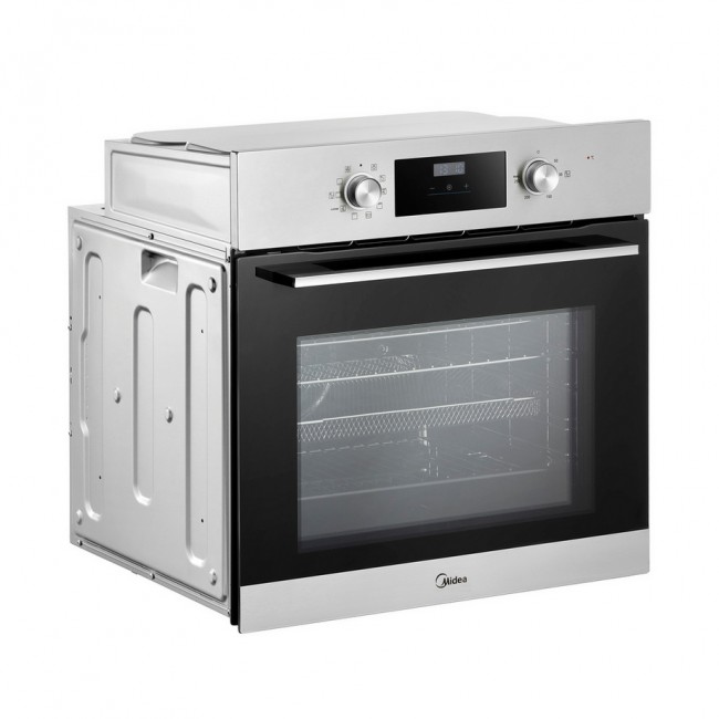 Midea Xpress Fry MBO65M90D2-SS Multifunction Built In Single Oven - Stainless Steel