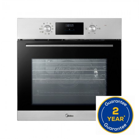Midea Xpress Fry MBO65M90D2-SS Multifunction Built In Single Oven - Stainless Steel