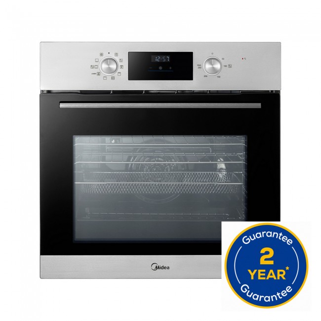 Midea Xpress Fry MBO65M90D2-SS Multifunction Built In Single Oven - Stainless Steel