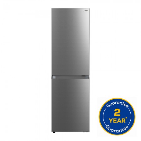 Midea MDRB379FGD02 60/40 Total No Frost Fridge Freezer - Silver