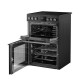 Midea MFO24EME4R118-BK 60cm Double Oven Cooker with Ceramic Hob - Black