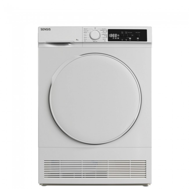 Sensis TDCF018BW 8kg Condenser Tumble Dryer -3Yr Warranty-