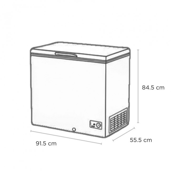 Sensis RFCHT01F196EW 196 litre Chest Freezer - White