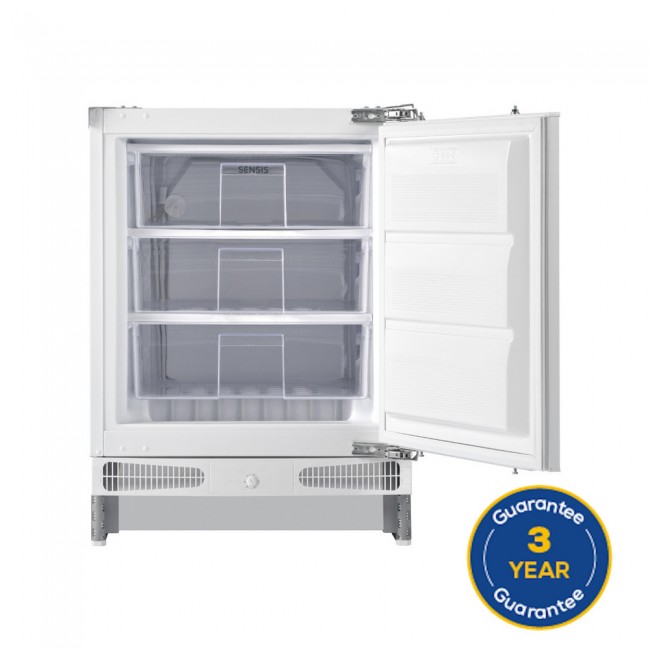 Sensis RFUCBI01Z54EW 59.5cm Integrated Static Undercounter Freezer - White