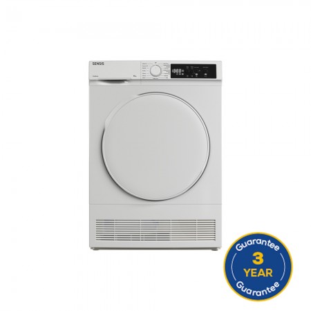 Sensis TDCF0110BW 10kg Condenser Tumble Dryer - White