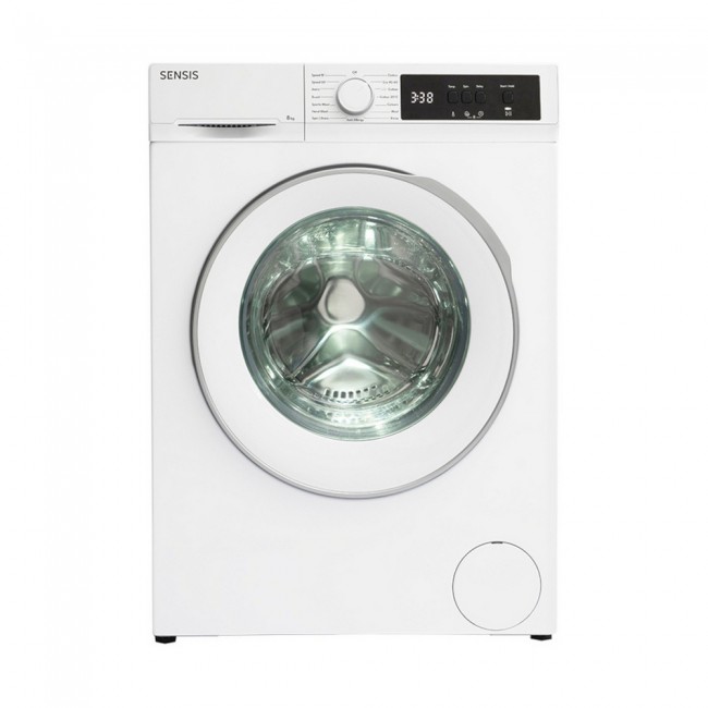 Sensis WMF01814AW 8kg 1400 Spin Washing Machine - White