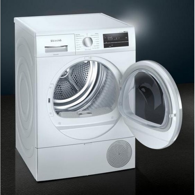 Siemens WT47RT90GB 9kg Heat Pump Dryer - White - A++ Energy Rated 5 year warranty