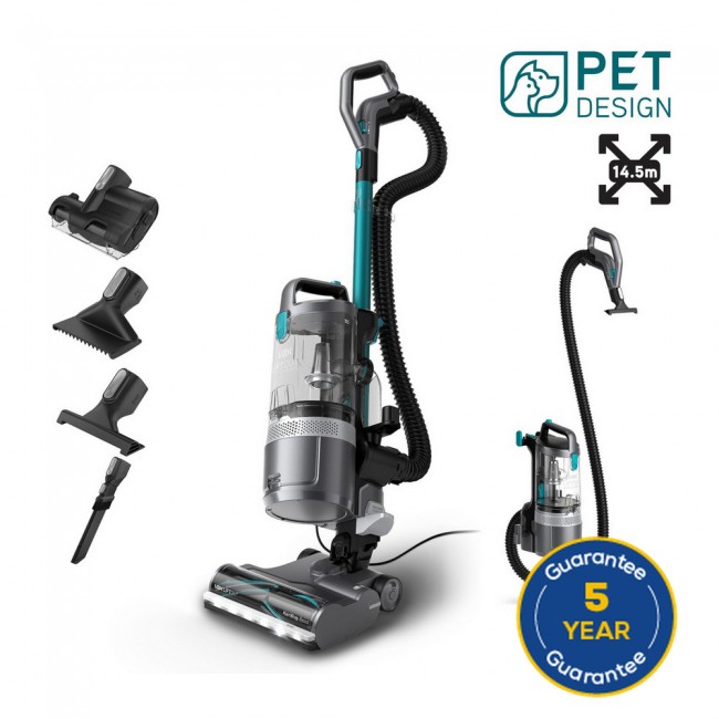 Vax CDUP-LORP LiftOut Reach Pet-Design Upright Vacuum Cleaner - Graphite / Teal