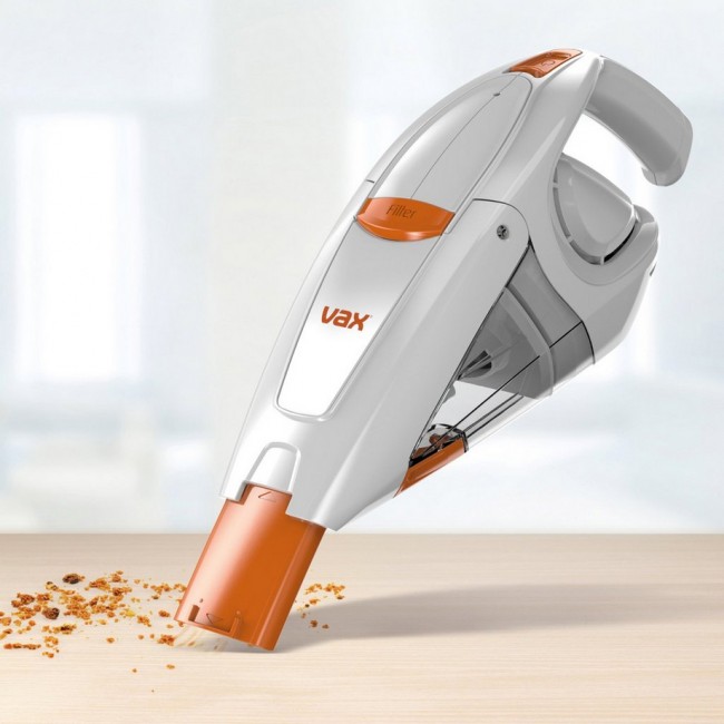 Vax H85-GA-B10 Gator 10.8v Hand Held Cleaner - 15 Minutes Run Time - White & Orange