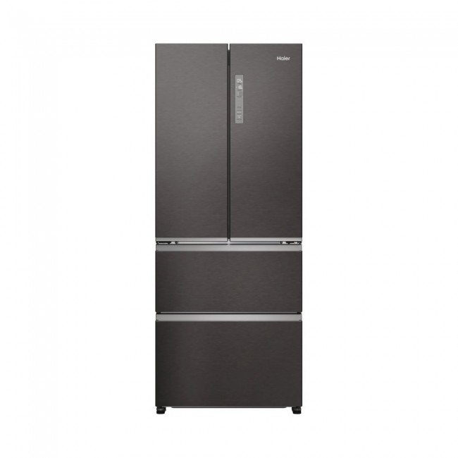 Haier HFR3718ENMD 70cm 60/40 Total No Frost Fridge Freezer - Dark Inox