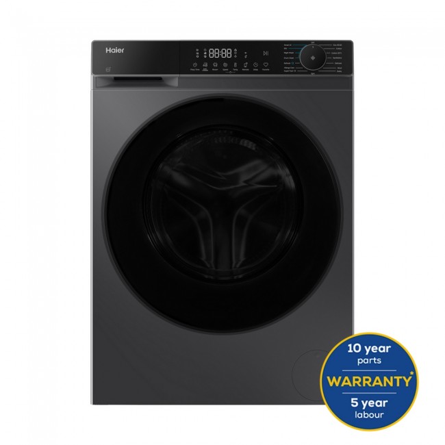 Haier X5 Plus HW9BP14357AEGTUK 9kg 1400 Spin Washing Machine - Graphite,