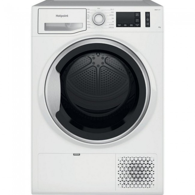 Hotpoint NTSM1182SKUK 8kg Heat Pump Tumble Dryer - White--A++Energy Hotpoint NTSM1182SKUK 8kg Heat Pump Tumble Dryer - White--A++Energy