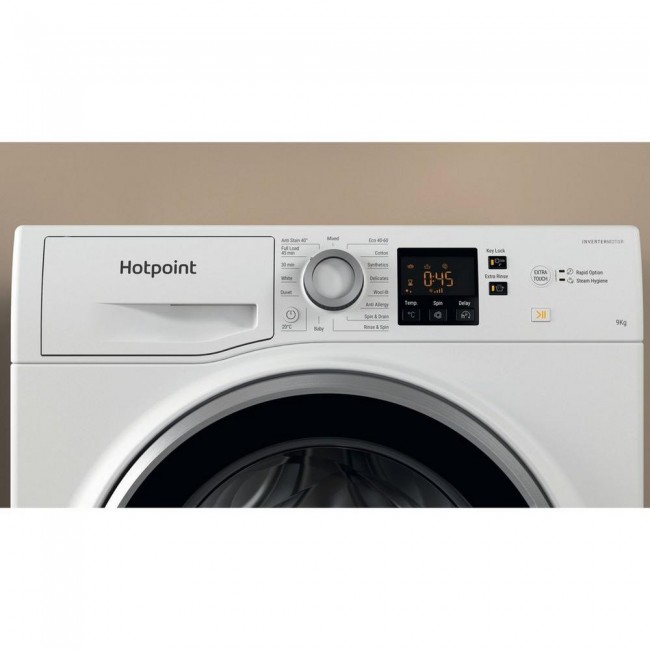 Hotpoint NSWE965CWSUKN 9kg 1600 Spin Washing Machine Hotpoint NSWE965CWSUKN 9kg 1600 Spin Washing Machine
