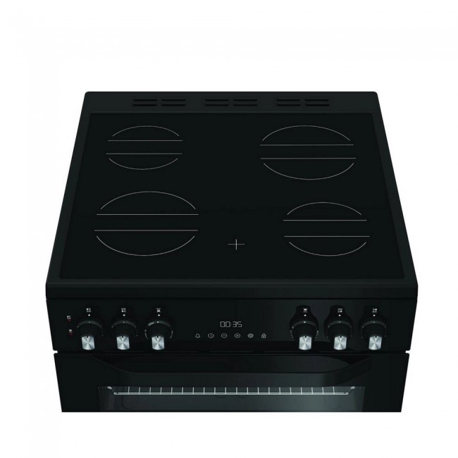 cookerHotpoint HDE6VDC2B1 60cm Double Oven Electric Cooker with Ceramic Hob - Black cookerHotpoint HDE6VDC2B1 60cm Double Oven Electric Cooker with Ceramic Hob - Black