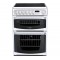 Hotpoint CH60EKWS 60cm Double Electric Cooker, B/B Energy Rating, White 