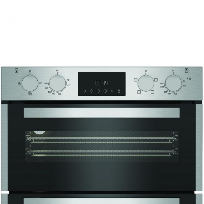 Hotpoint DUH10DIX 59.4cm Built In Electric Double Oven - Stainless Steel