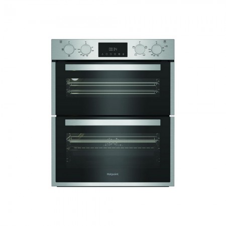 Hotpoint DUH10DIX 59.4cm Built In Electric Double Oven - Stainless Steel