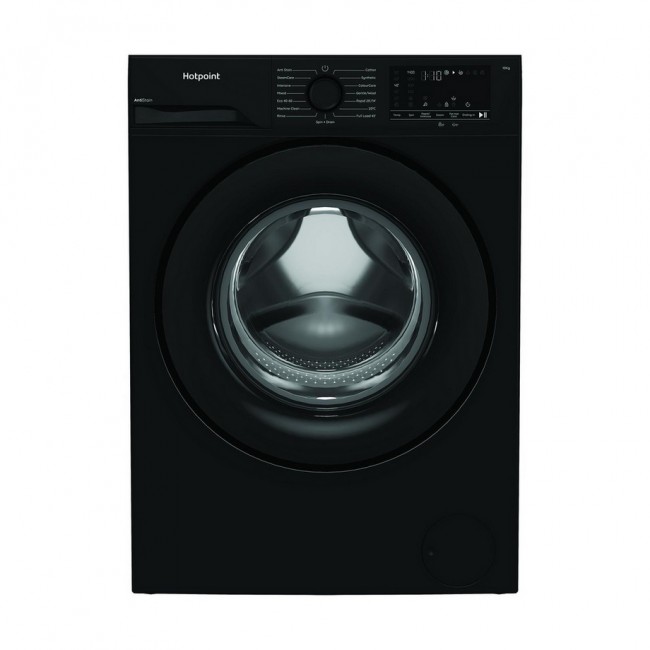Hotpoint H 101B ANTI STAIN UK 10kg 1400 Spin Washing Machine - Black