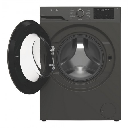 Hotpoint H101GANTISTAIN 10kg 1400 Spin Washing Machine with PetHairCare - Graphite