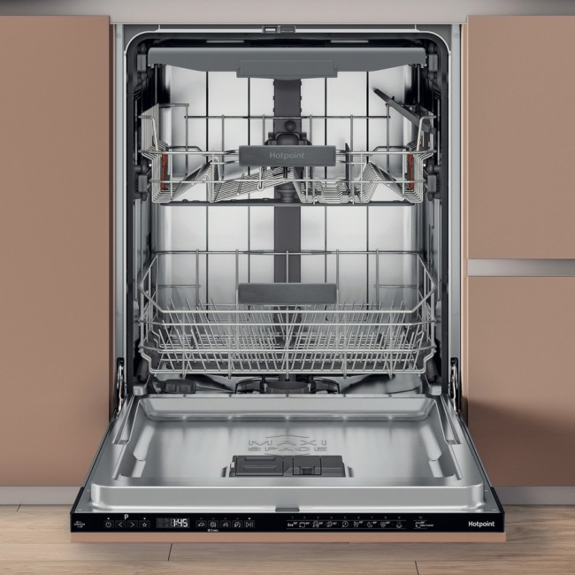 Hotpoint Maxi Space H7IC16M6 UK Integrated Dishwasher with Third Rack - 16 Place Settings