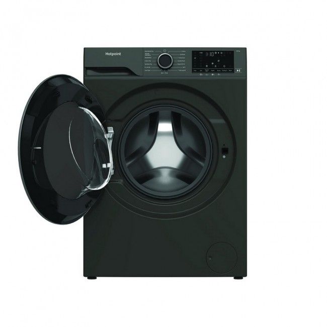 Hotpoint HBD8680GANTISTAINUK 8kg 1400 Spin Washer Dryer - Graphite