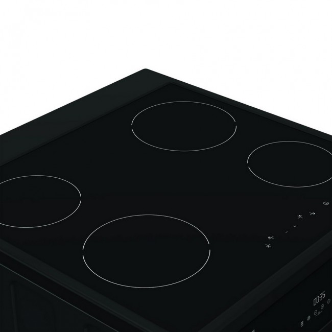 Hotpoint HDME6VDC2AB 60cm Double Oven Electric Cooker with Ceramic Hob - Black