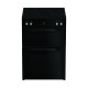Hotpoint HDME6VDC2AB 60cm Double Oven Electric Cooker with Ceramic Hob - Black