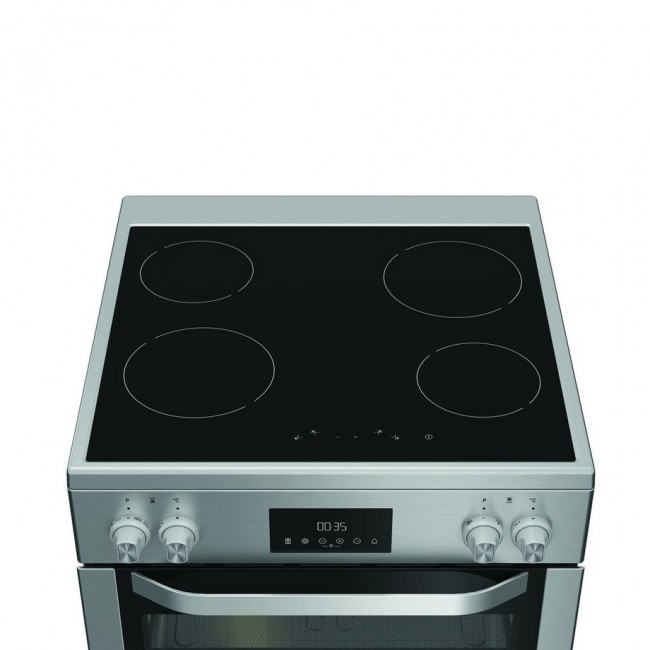 Hotpoint HDME6VDC2AX 60cm Double Oven Electric Cooker with Ceramic Hob - Stainless Steel