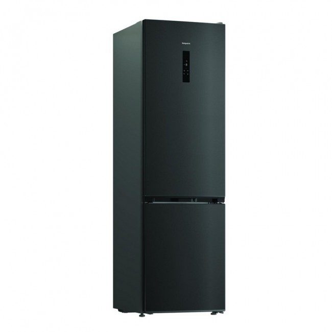 Hotpoint HPK26413XR6UKE 59.5cm 70/30 Fridge Freezer - Black Steel