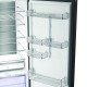 Hotpoint HPK26413XR6UKE 59.5cm 70/30 Fridge Freezer - Black Steel