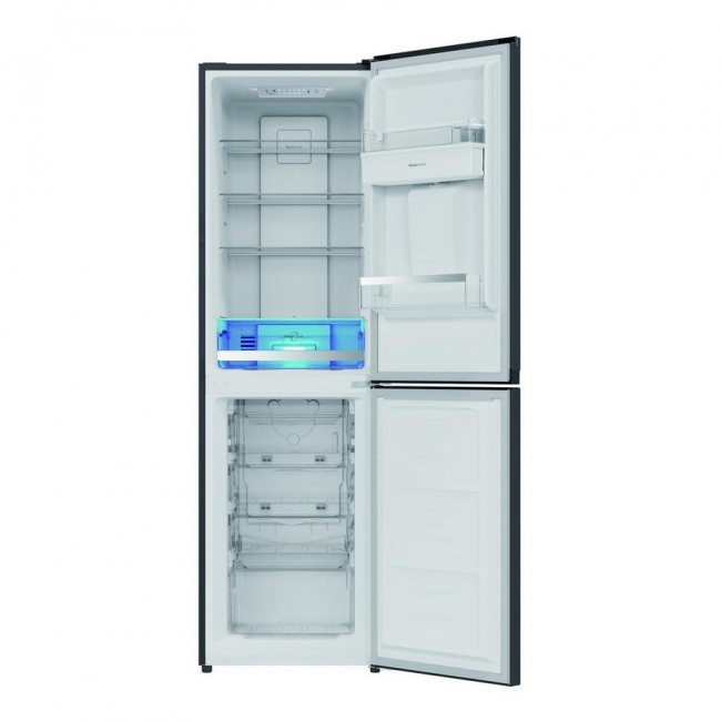 Hotpoint HPKF3241WXR4UK 54.5cm 50/50 Fridge Freezer - Black Steel