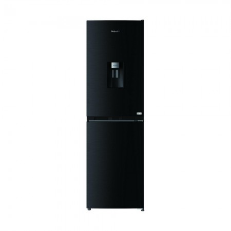 Hotpoint HPKF3241WXR4UK 54.5cm 50/50 Fridge Freezer - Black Steel
