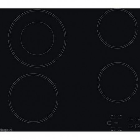 Hotpoint HR612CH 58cm Ceramic Hob - Black