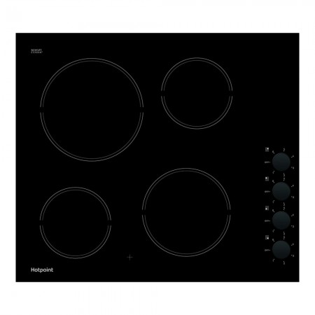 Hotpoint HR620RH 58cm Ceramic Hob - Black