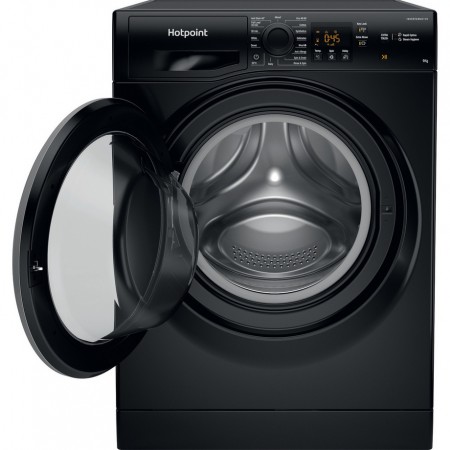 Hotpoint NSWF946BSUK 9kg 1400 Spin Washing Machine - Black