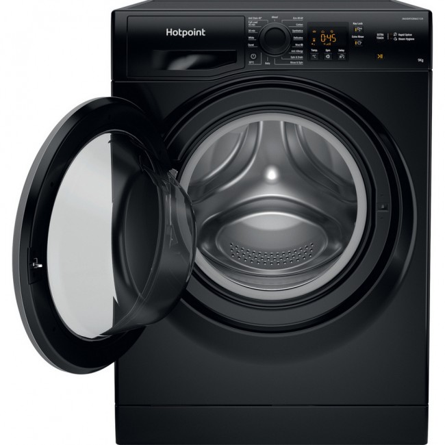 Hotpoint NSWF946BSUK 9kg 1400 Spin Washing Machine - Black