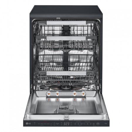 LG Series 7 TrueSteam QuadWash DF587HMS 14 PS WiFi Connected Freestanding Full Size Dishwasher - Matte Black