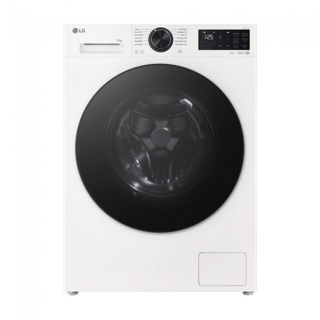 LG Series 5 AI Direct Drive F4X5011TWB - 11 kg 1400 Spin Washing Machine - White