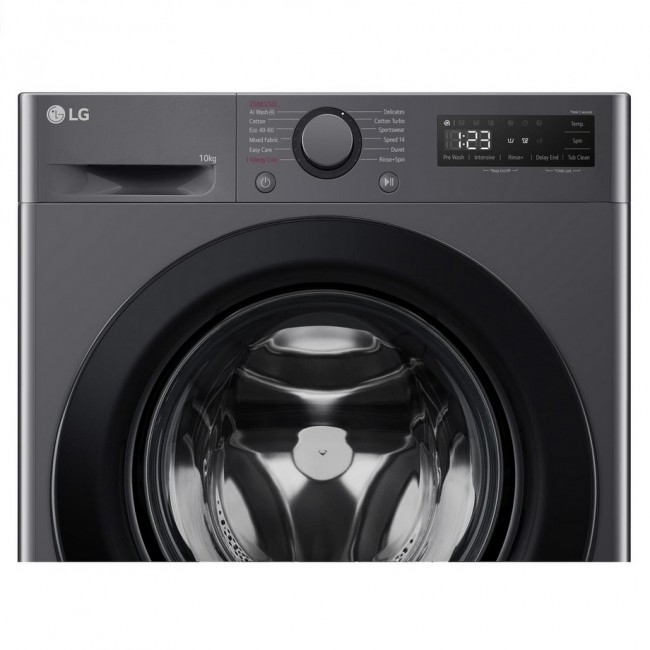 LG Series 4 AI Direct Drive F4Y510GBLN1 - 10 kg Washing Machine - Slate Grey