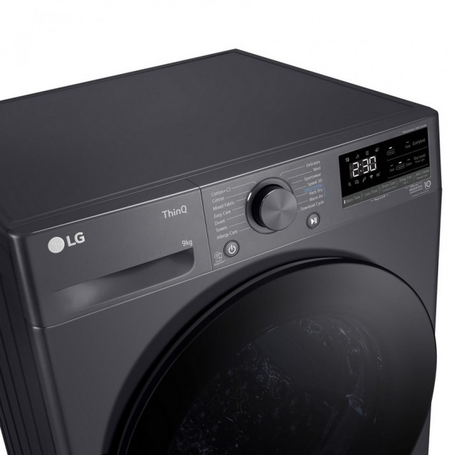 LG Series 4 ThinQ FDV709GN 9 kg Heat Pump Tumble Dryer - Slate Grey