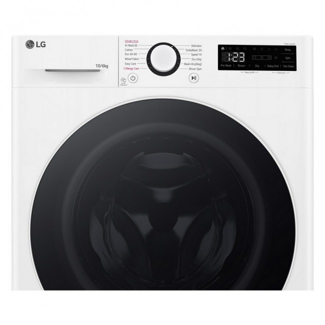 LG Series 4 Pro AI Direct Drive FWY706WWTN1 - 10 kg Washer Dryer - White