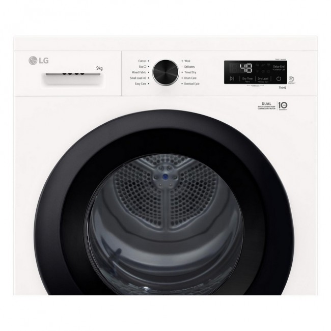 LG Series 2 ThinQ RHX1009NWK 9 kg Heat Pump Tumble Dryer - White
