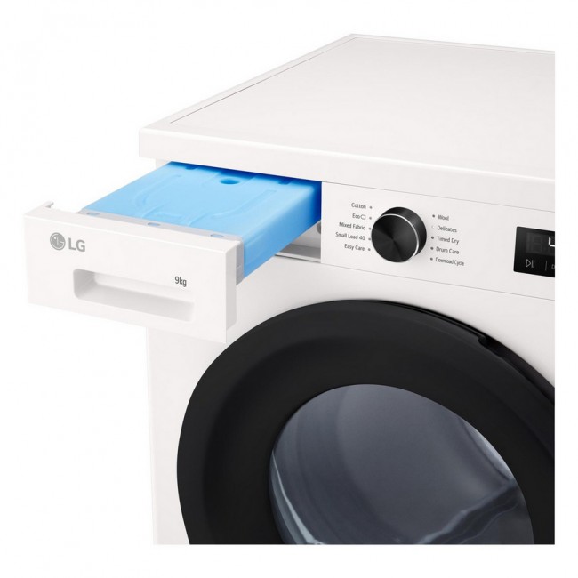 LG Series 2 ThinQ RHX1009NWK 9 kg Heat Pump Tumble Dryer - White