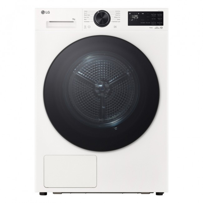 LG Series 5 RHX5009TWB 9kg Heat Pump Tumble Dryer - White